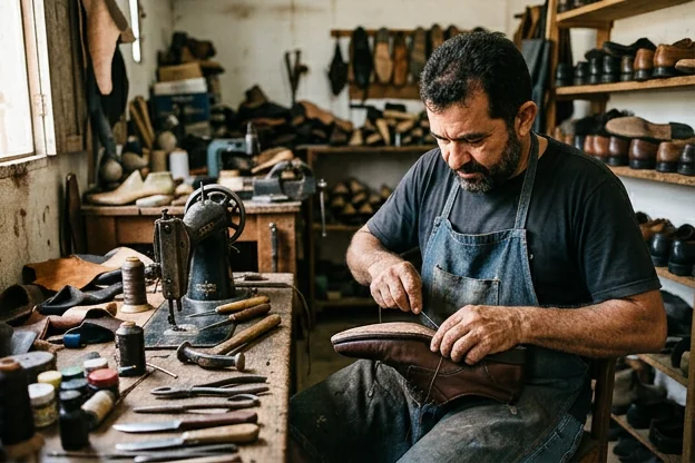 Serviço reforma de sapatos sociais de O Polo Sapateiro Itapipoca em Itapipoca